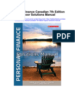 Personal Finance Canadian 7th Edition Kapoor Solutions Manual