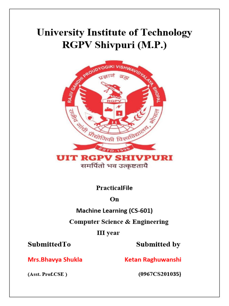 Front Page Format | PDF