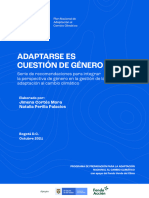 Adaptarse Es Cuestion de Genero