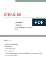 Steriods notes