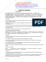 Saint Davids Essential Speaking Terms PDF