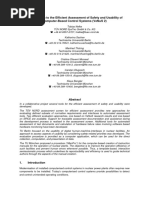 An Approach To The Efficient Assessment of Safety and Usability of Computer-Based Control Systems (VeNuS 2)