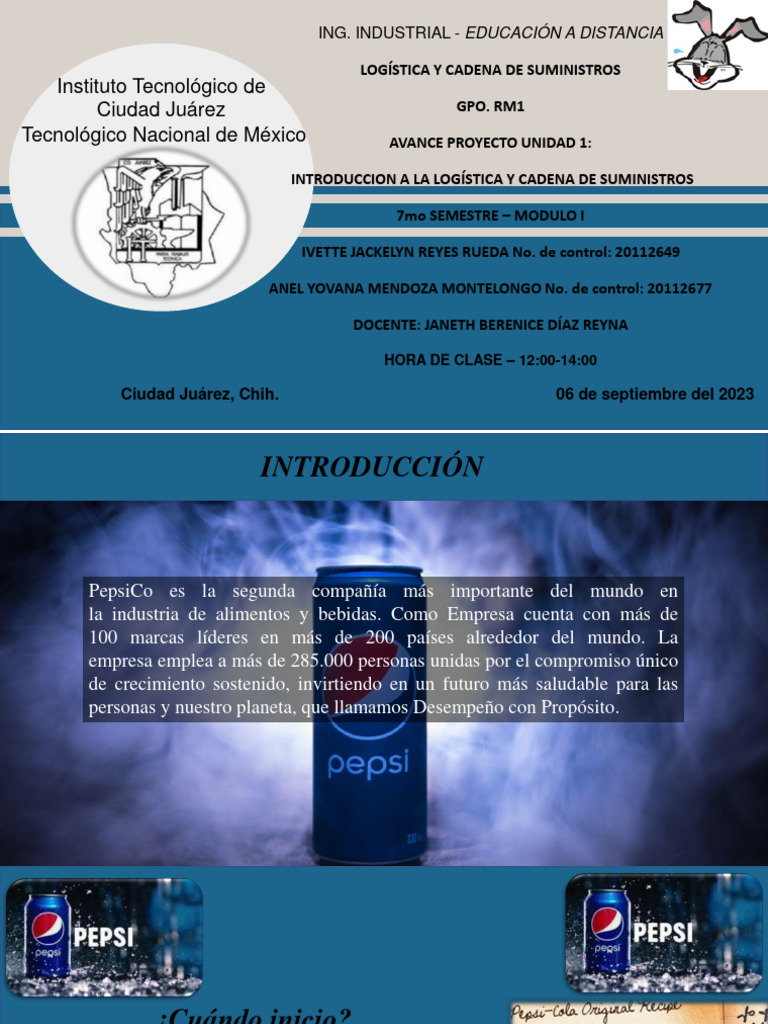 Estrategias Logísticas de PepsiCo | PDF | Pepsi Co | Pepsi
