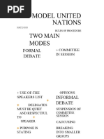 MUN Terms and Procedures Explained | PDF | Government | Political Law
