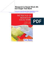 Practice of Research in Social Work 4th Edition Engle Test Bank