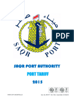 SPA Port Tariff 2015