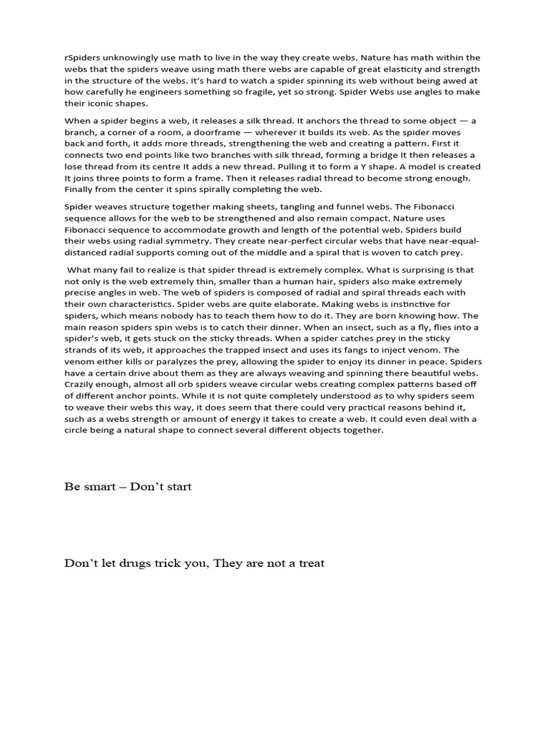Spider Web | PDF | Spider Web | Spider