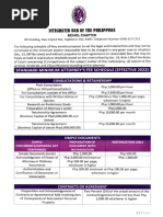 IBP Professional Fees and Notarial Rates | PDF | Notary Public | Public ...