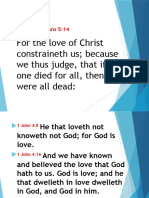 Difference Between The Love of God AND Christ