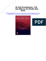 Test Bank For Investments 11th Edition Alan Marcus Zvi Bodie Alex Kane