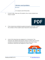 Grade 4 Word Problems Mixed Multiplication Division D