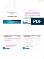 Building Construction I - Chapter Two - Foundation