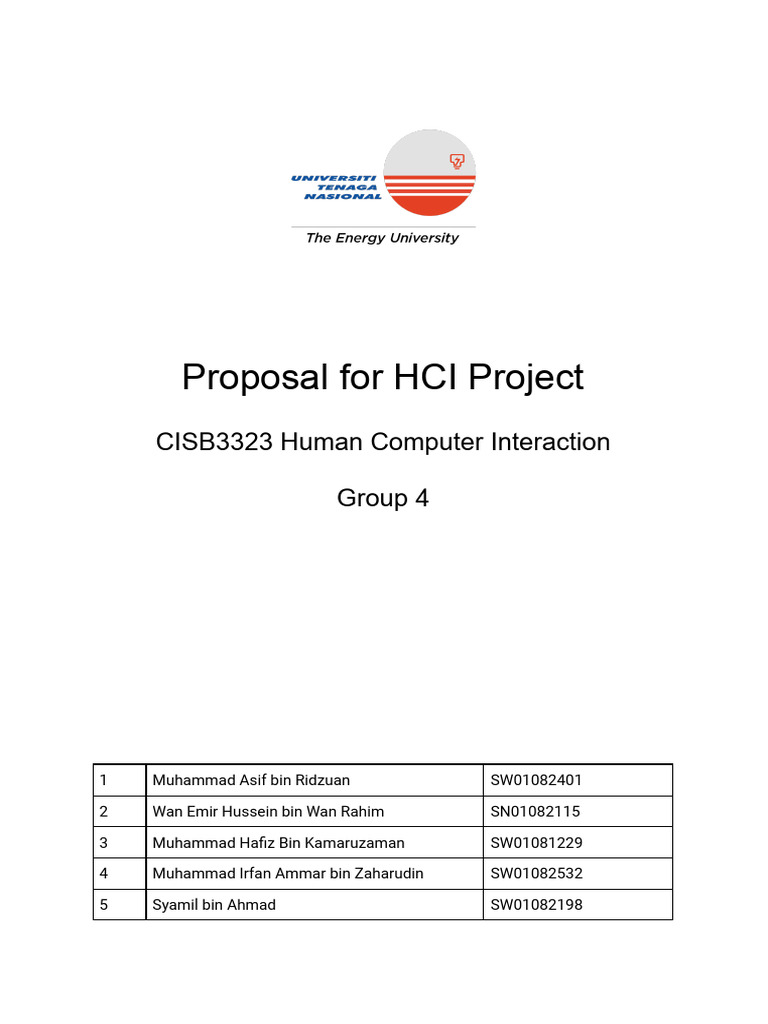 HCI Proposal Group 4 | PDF | Patient | Mobile App