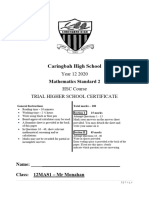 2020 MS - Caringbah HS - Trial Paper (With Solutions)