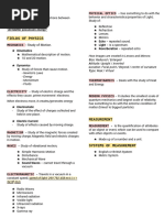 General Physics 1 - Prelims Reviewer