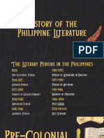 History of The PH Literature
