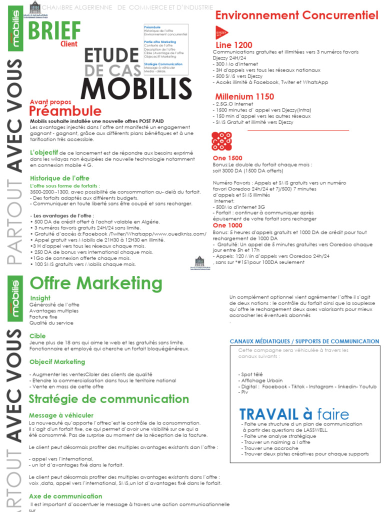 Offre Mobilis : Forfaits Avantageux 2023 | PDF | Commercialisation | l ...