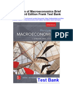Principles of Macroeconomics Brief Edition 3rd Edition Frank Test Bank