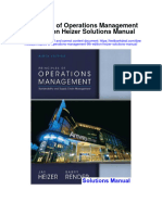 Principles of Operations Management 9th Edition Heizer Solutions Manual