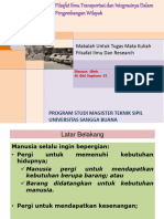 Makalah Untuk Tugas Mata Kuliah Filsafat Ilmu Dan Research: Program Studi Magister Teknik Sipil Universitas Sangga Buana