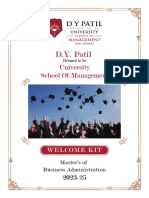 DYPUSM MBA Elite Management Education in Mumbai 2023-25 Enrollment