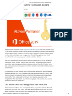 Cara Aktivasi Office 2019 Permanen Secara Offline