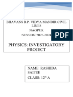 Physics Investigative (1) - 2