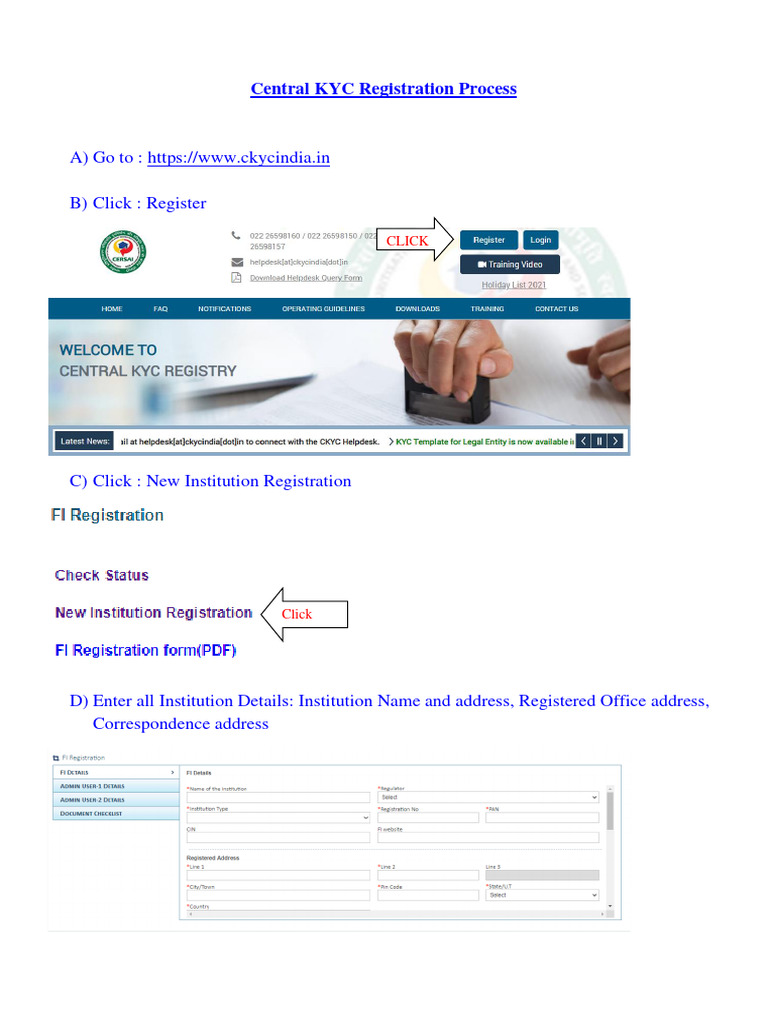 Image Result For Central Kyc Registry