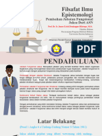 Presentasi Filsafat Ilmu Epistemologi Proposal Disertasi Pemisahan Jabatan Fungsional Jaksa Dari ASN