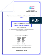 1 - Support Du Module Culture Entrepreneuriale 1.2