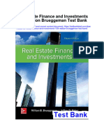 Real Estate Finance and Investments 15th Edition Brueggeman Test Bank