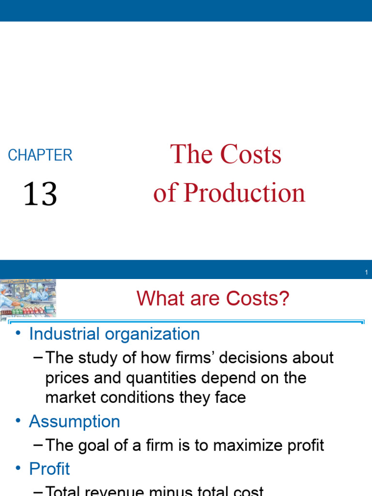 Understanding Production Costs | PDF | Average Cost | Marginal Cost