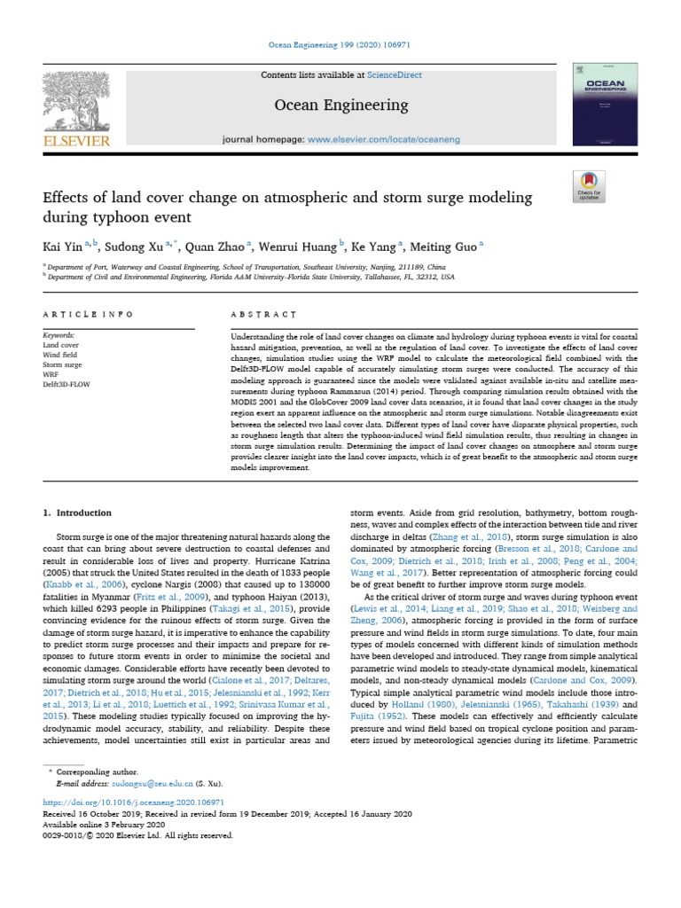 10 1016 j oceaneng 2020 106971 pdf tropical cyclones storm surge