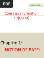 Cours Java Formation Sir (FSTM)