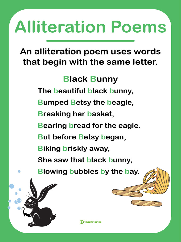Alliteration poem poster a do be reader pdf
