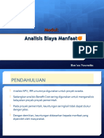 Analisis Manfaat Biaya