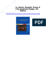 Test Bank for Liberty Equality Power a History of the American People 7th Edition