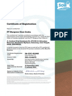 FSCcertificate, PT Margono Dian Graha 012465 v1.0
