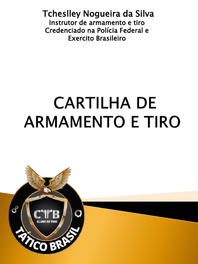 Cartilha de Armamento e Tiro PF | PDF | Rifle | Armas de fogo