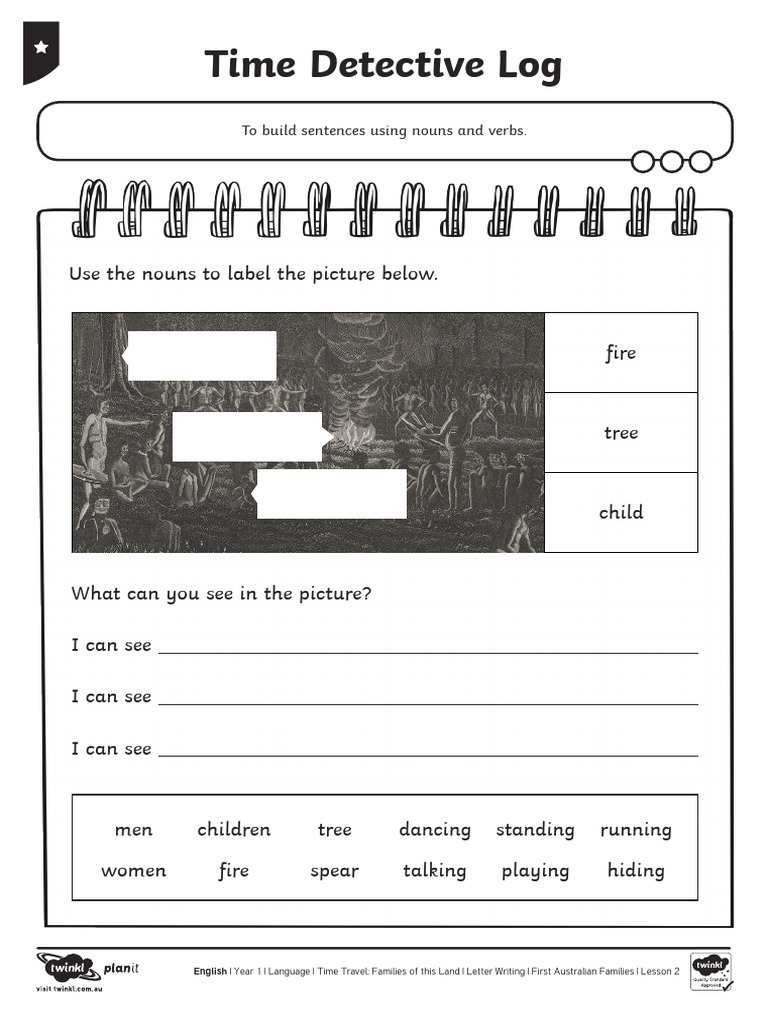 Time Detective Log - Letter Writing 2 | PDF