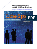 Test Bank For Life Span Human Development 9th Edition by Sigelman