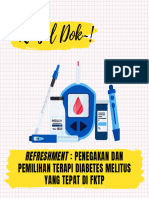 Refreshment Penegakan Dan Pemilihan Terapi Diabetes Melitus Yang Tepat Di FKTP