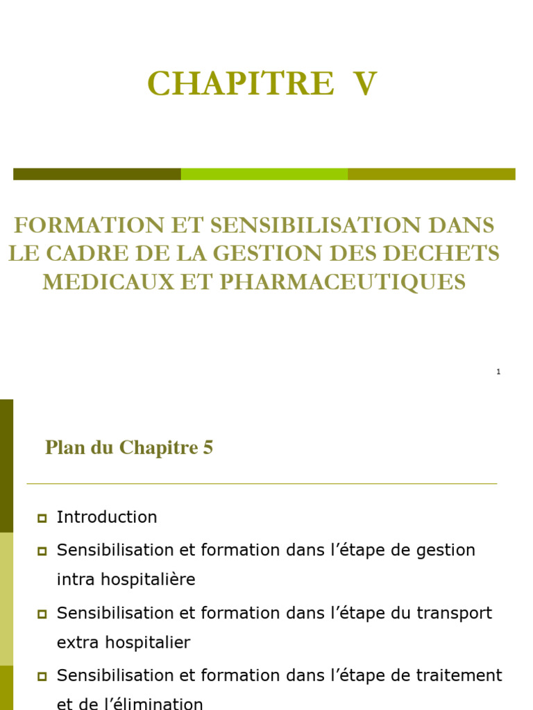 Formation et sensibilisation DMP | PDF | Transport | Déchets