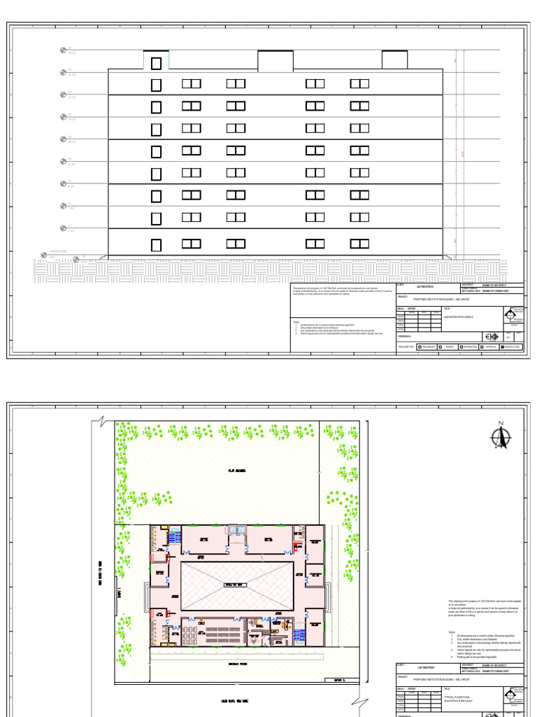 Institution Building Drawing Details | PDF | Architect