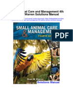 Small Animal Care and Management 4th Edition Warren Solutions Manual