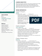 Graphic Designer Resume Example