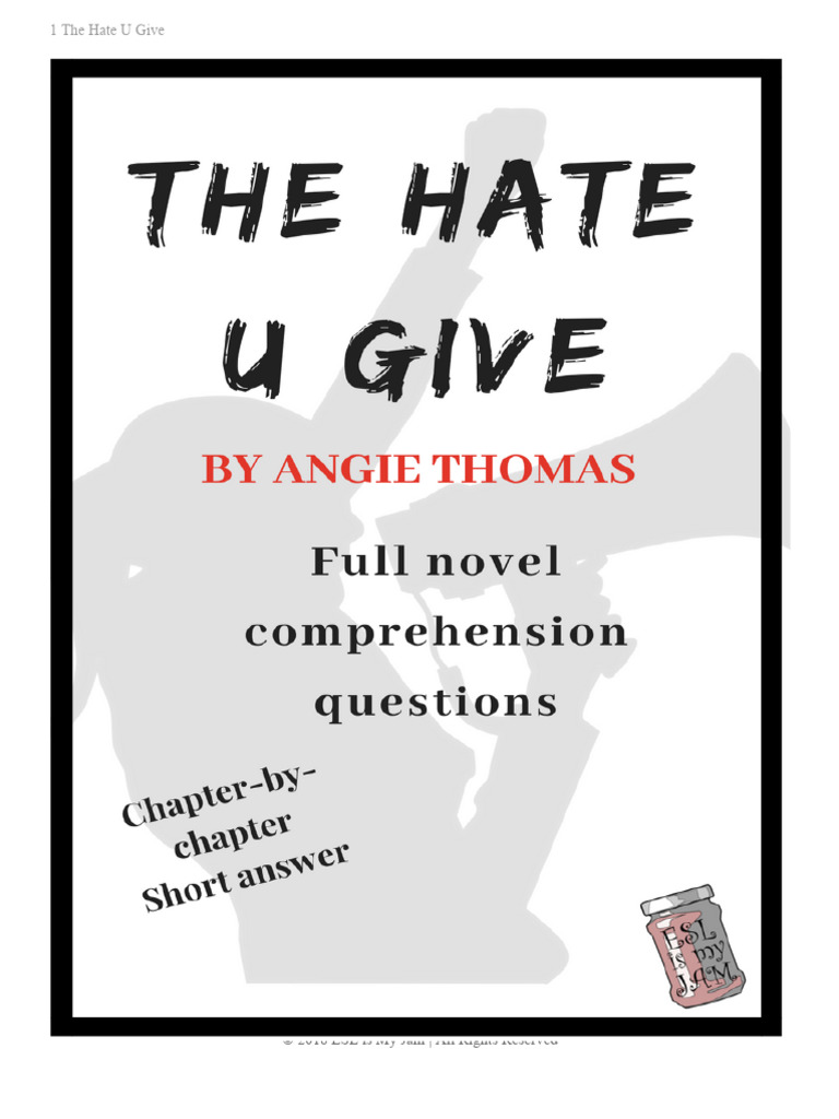 The Hate U Give Chapter Questions PDF