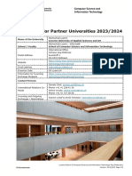 Lucerne School of Computer Science and Information Technology Fact Sheet