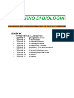 Quaderno Biologia Scuole Superiori