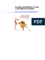 Test Bank For Diet and Nutrition in Oral Health 3rd Edition by Palmer